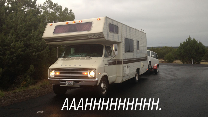 Illustration for article titled ​Cross-Country In A Vintage RV, Part Two: The Non-Quickening
